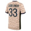 Maglia ufficiale Paris Saint Germain Zaire-Emery 33 4th Jordan 2023-24 per Uomo